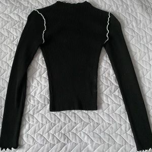 Long sleeve black Topshop sweater